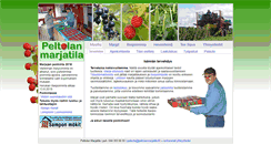 Desktop Screenshot of peltolanmarjatila.fi